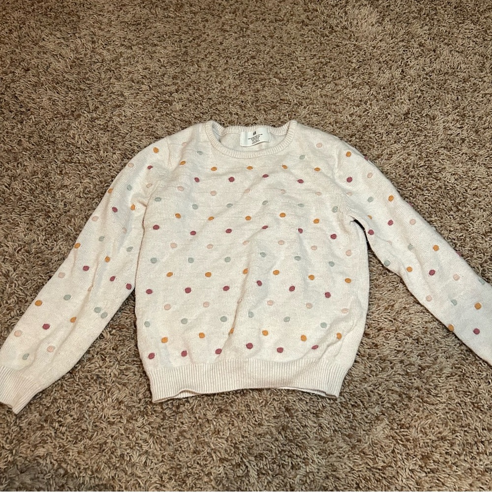 HM polka dot sweater